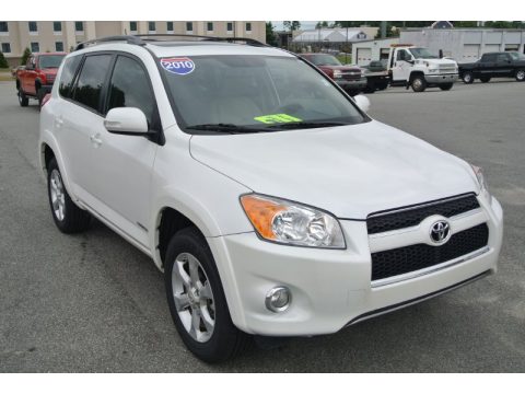 Blizzard White Pearl Toyota RAV4 Limited.  Click to enlarge.