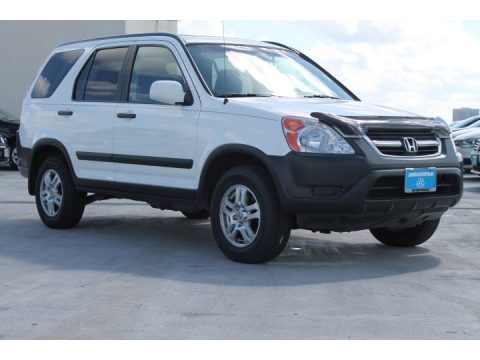 Taffeta White Honda CR-V EX 4WD.  Click to enlarge.