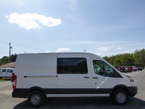 Oxford White Ford Transit Van 150 MR Long.  Click to enlarge.