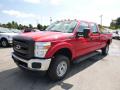 Front 3/4 View of 2015 Ford F350 Super Duty XL Crew Cab 4x4 #4