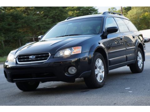 Obsidian Black Pearl Subaru Outback 2.5i Limited Wagon.  Click to enlarge.
