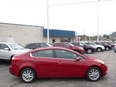 Crimson Red Kia Forte EX.  Click to enlarge.