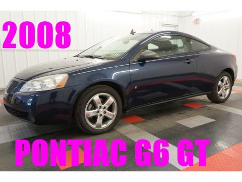 Midnight Blue Metallic Pontiac G6 GT Coupe.  Click to enlarge.