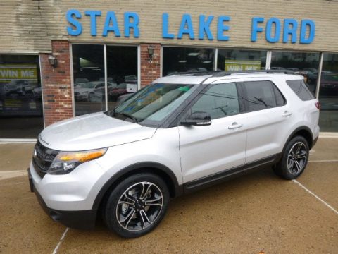 Ingot Silver Ford Explorer Sport 4WD.  Click to enlarge.