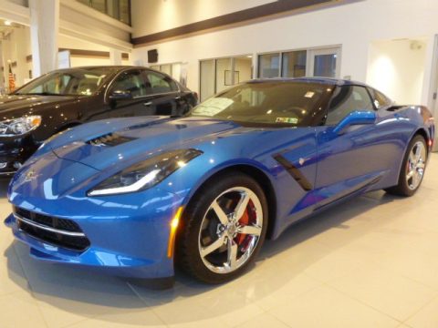 Laguna Blue Tintcoat Chevrolet Corvette Stingray Coupe.  Click to enlarge.