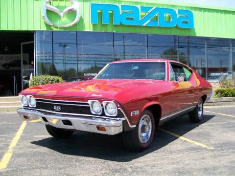 Matador Red Chevrolet Chevelle SS 396 Sport Coupe.  Click to enlarge.