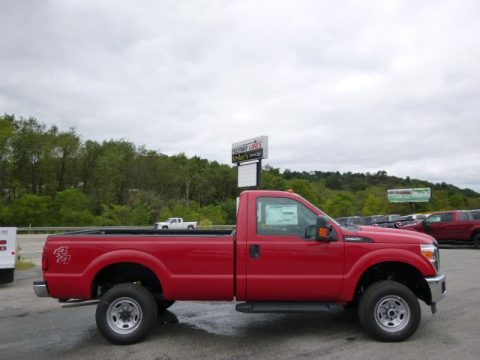 Vermillion Red Ford F250 Super Duty XL Regular Cab 4x4. Click to enlarge. Vermillion Red Ford F250 Super Duty XL Regular Cab 4x4. Click to enlarge.