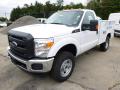 Front 3/4 View of 2015 Ford F350 Super Duty XL Regular Cab 4x4 Utility #4