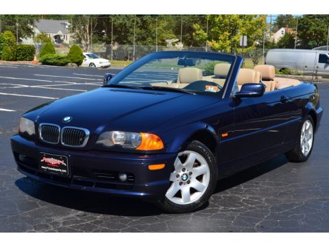 Orient Blue Metallic BMW 3 Series 325i Convertible.  Click to enlarge.