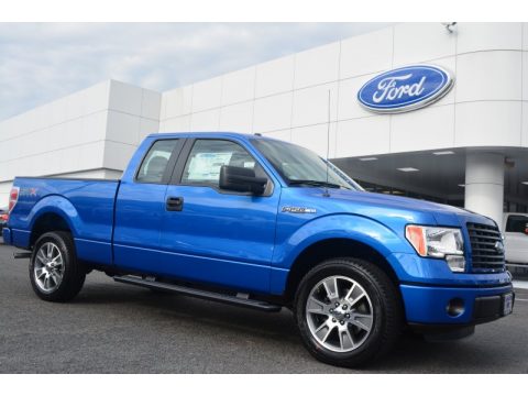 Blue Flame Ford F150 STX SuperCab.  Click to enlarge.
