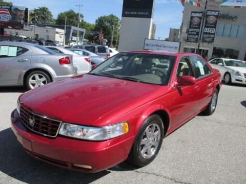 Crimson Red Pearl Cadillac Seville SLS.  Click to enlarge.