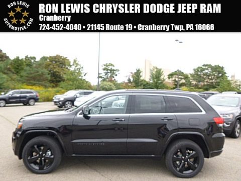 Brilliant Black Crystal Pearl Jeep Grand Cherokee Altitude 4x4.  Click to enlarge.