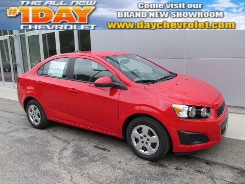 Red Hot Chevrolet Sonic LS Sedan. Click to enlarge. Red Hot Chevrolet Sonic LS Sedan. Click to enlarge.