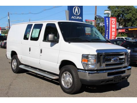 Oxford White Ford E Series Van E250 Cargo.  Click to enlarge.