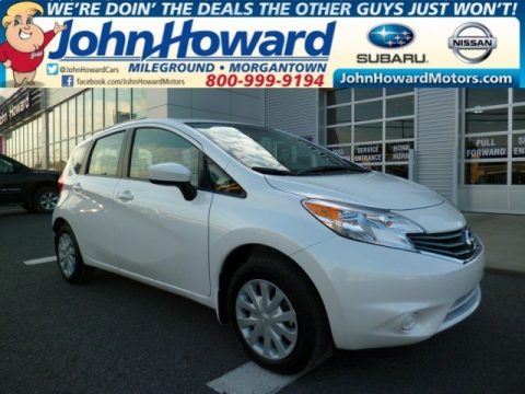 Aspen White Nissan Versa Note S.  Click to enlarge.