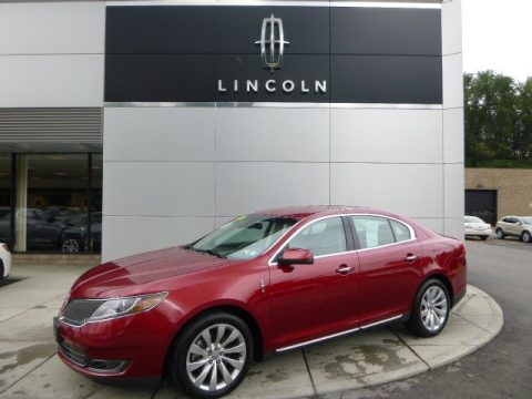 Ruby Red Lincoln MKS FWD.  Click to enlarge.