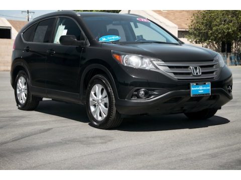 Crystal Black Pearl Honda CR-V EX-L.  Click to enlarge.