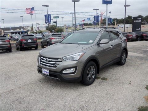 Mineral Gray Hyundai Santa Fe Sport FWD.  Click to enlarge.