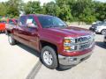 Front 3/4 View of 2015 Chevrolet Silverado 1500 LT Double Cab 4x4 #4