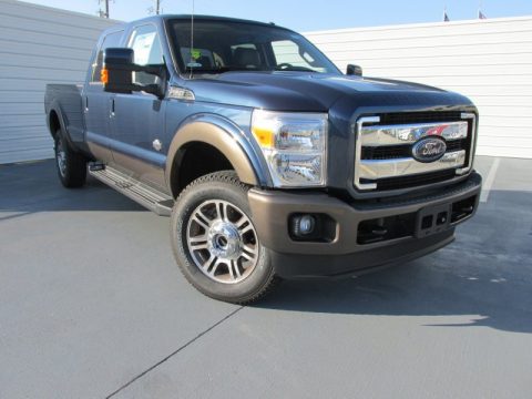 Blue Jeans Ford F350 Super Duty King Ranch Crew Cab 4x4.  Click to enlarge.