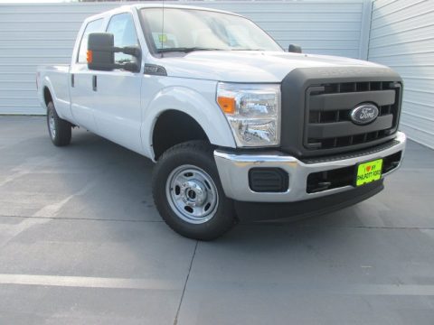 Oxford White Ford F250 Super Duty XL Crew Cab 4x4.  Click to enlarge.