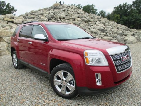 Crystal Red Tintcoat GMC Terrain SLT.  Click to enlarge.