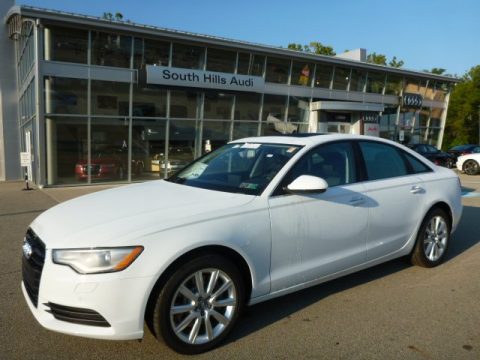Glacier White Metallic Audi A6 2.0T Premium Plus quattro Sedan. Click to enlarge. Glacier White Metallic Audi A6 2.0T Premium Plus quattro Sedan. Click to enlarge.