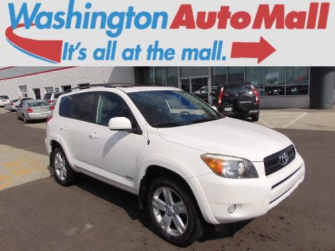 Super White Toyota RAV4 Sport 4WD.  Click to enlarge.