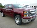Front 3/4 View of 2015 Chevrolet Silverado 1500 LT Double Cab 4x4 #7