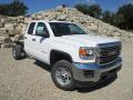 Front 3/4 View of 2015 GMC Sierra 2500HD Double Cab 4x4 Chassis #1