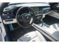  Ivory White/Black Interior BMW 7 Series #6
