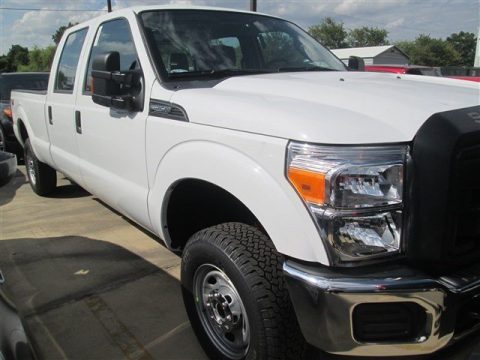Oxford White Ford F250 Super Duty XL Crew Cab 4x4.  Click to enlarge.