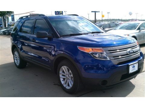 Deep Impact Blue Ford Explorer FWD.  Click to enlarge.