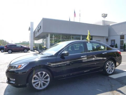 Crystal Black Pearl Honda Accord Sport Sedan. Click to enlarge. Crystal Black Pearl Honda Accord Sport Sedan. Click to enlarge.