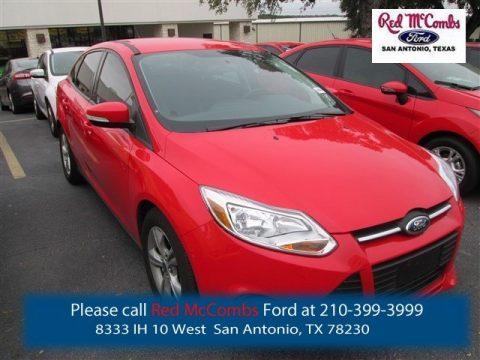 Race Red Ford Focus SE Sedan.  Click to enlarge.