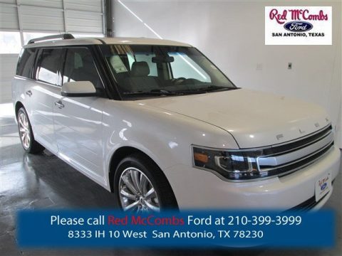 White Platinum Ford Flex Limited.  Click to enlarge.