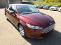 Front 3/4 View of 2015 Ford Fusion S #2