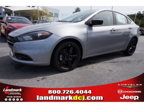 Billet Silver Metallic Dodge Dart Blacktop.  Click to enlarge.