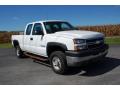 Front 3/4 View of 2005 Chevrolet Silverado 2500HD Work Truck Extended Cab 4x4 #3