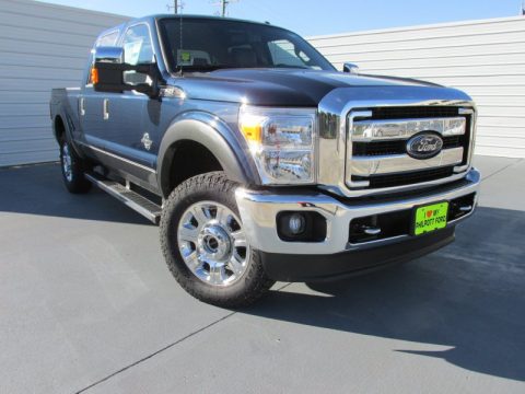 Blue Jeans Ford F250 Super Duty Lariat Crew Cab 4x4.  Click to enlarge.