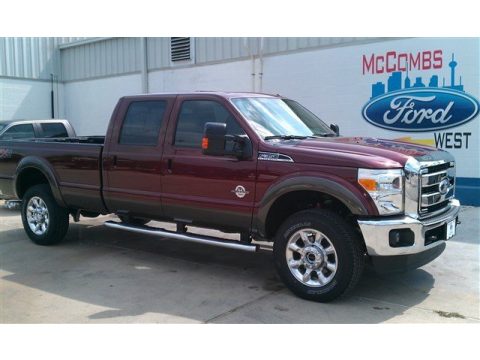 Bronze Fire Ford F350 Super Duty Lariat Crew Cab 4x4.  Click to enlarge.