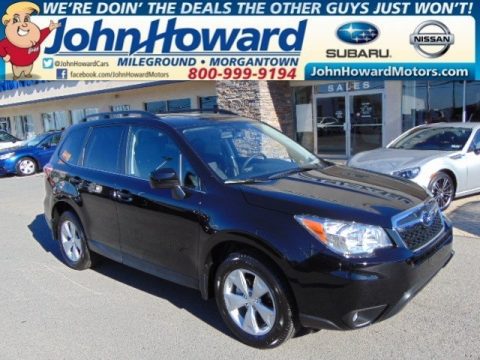 Crystal Black Silica Subaru Forester 2.5i Limited.  Click to enlarge.