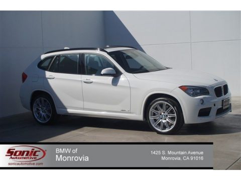 Alpine White BMW X1 xDrive35i.  Click to enlarge.