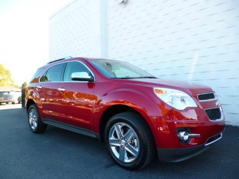 Crystal Red Tintcoat Chevrolet Equinox LTZ AWD.  Click to enlarge.