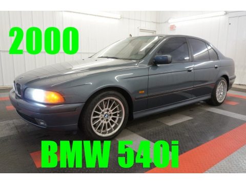 Anthracite Metallic BMW 5 Series 540i Sedan.  Click to enlarge.