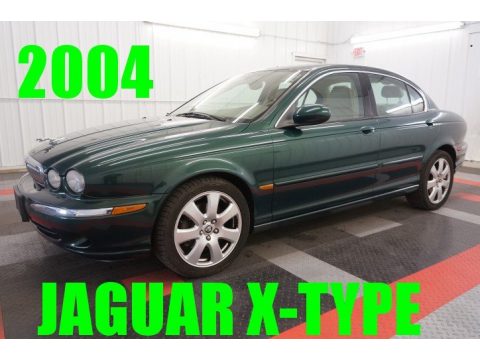 Jaguar Racing Green Metallic Jaguar X-Type 3.0.  Click to enlarge.