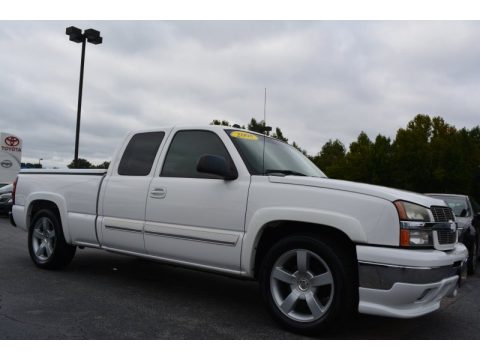 Summit White Chevrolet Silverado 1500 LT Extended Cab.  Click to enlarge.