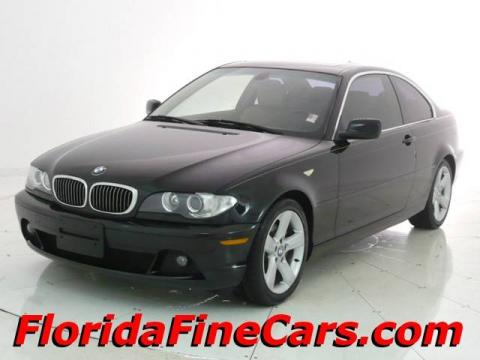 Jet Black BMW 3 Series 325i Coupe.  Click to enlarge.