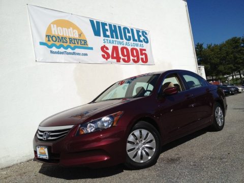 Basque Red Pearl II Honda Accord LX Sedan.  Click to enlarge.