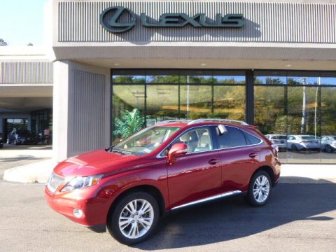 Matador Red Metallic Lexus RX 450h AWD Hybrid.  Click to enlarge.